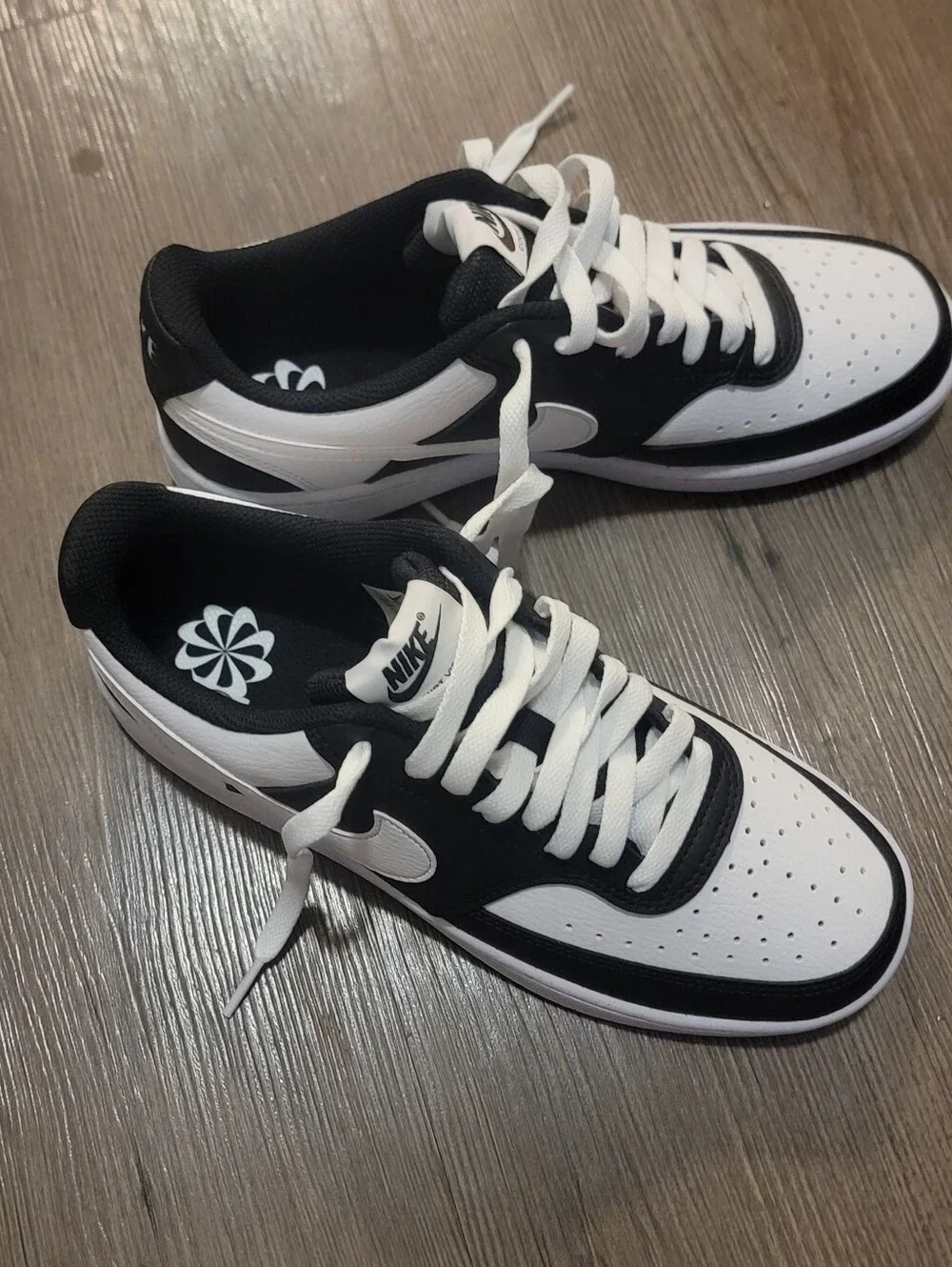 Nike Black and White Low-Top Sneakers